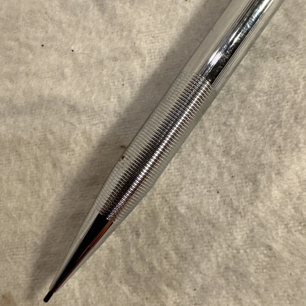 Vintage Cross Century Chrome Mechanical Pencil Thin Lead made‎ in USA EUC